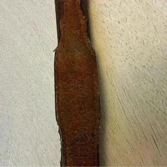 Western Tooled Leather Belt - Picture 4 of 6